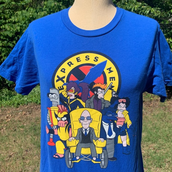 NWOT Fusion/Hybrid X-Men & Futurama T-Shirt - Picture 10 of 10